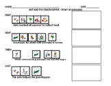 The Ant and the Grasshopper - Story Sequencing with Visual