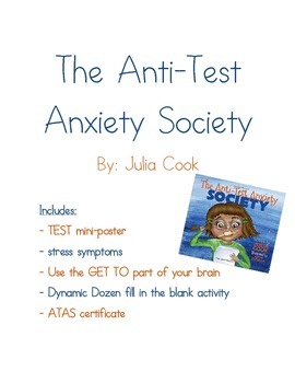 Preview of The Anti- Test Anxiety Society: Activities to accompany this book