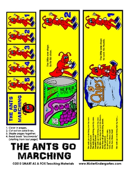 Preview of The Ants Go Marching Flip Booklet