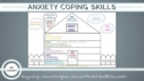 The Anxiety House CBT / Art Therapy Worksheet to Reduce & 