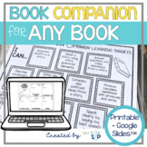 Speech Therapy Book Companion for Any Book No Prep + Digital