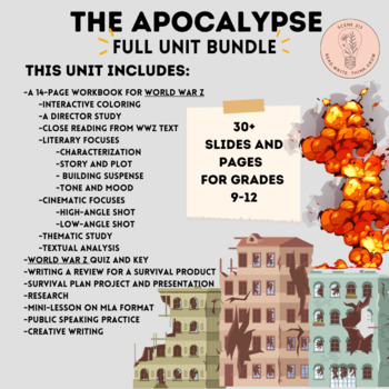 Preview of The Apocalypse- Full Unit Bundle