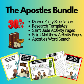 Preview of The Apostles Bundle; includes graphic organizers, simulation and more!