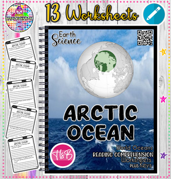 Preview of The Arctic Ocean | Earth Science | Reading Comprehension + Keys