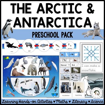 Preview of Preschool and Kindergarten The Arctic and Antarctica Pack