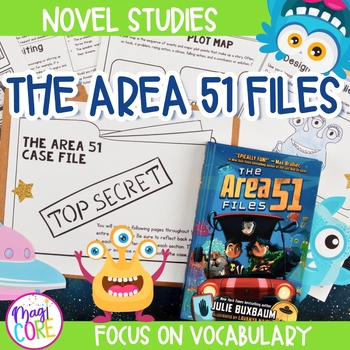 Preview of The Area 51 Files Novel Study Guide Reading Comprehension SSYRA Book Unit