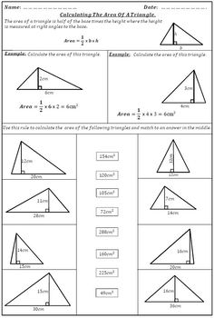 Area of a Triangle 🔺 Math for Kids 🏠 