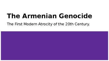 Preview of The Armenian Genocide