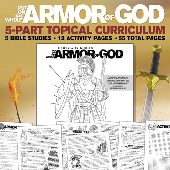 Preview of The ARMOR OF GOD Bible Study Booklet (55 Pages)