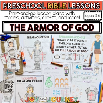 Preview of The Armor of God (Preschool Bible Lesson)