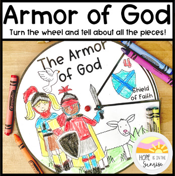 The Armor of God Wheel - Bible Story Craft by Hope Is In The Sunrise