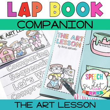 Preview of The Art Lesson Book Companion Activities | Back to School Reading Comprehension