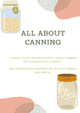 The Art of Canning: A Google presentation for culinary art