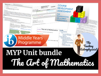 Preview of The Art of Mathematics - MYP unit bundle