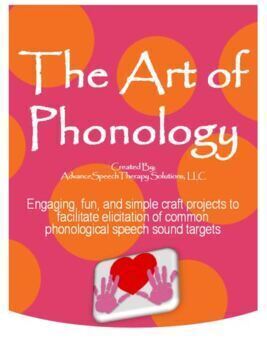 Preview of The Art of Phonology-Engaging, fun, craftivity projects for speech therapy