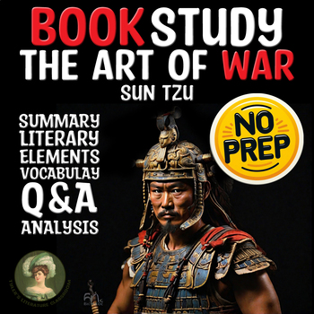 Preview of The Art of War Summary + Literary Elements + Vocab + Project Sub Plan CCSS