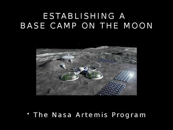 Preview of The Artemis Program: Establishing a Base Camp on the Moon PPTX