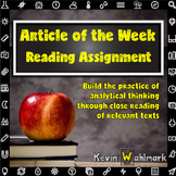 The Article of the Week Reading Assignment