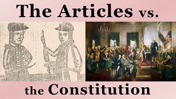 Preview of The Articles of Confederation vs the Constitution