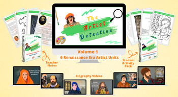 Preview of The Artist Detective Volume 1 - Six Renaissance Artist Unit Studies