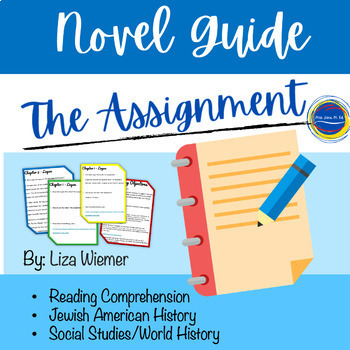 Preview of The Assignment by Wiemer Novel Guide Jewish History
