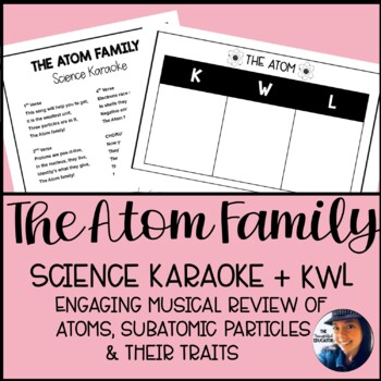 Preview of The Atom Family: KWL & Science Karaoke