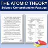 The Atomic Theory - Science Comprehension Passage & Activi