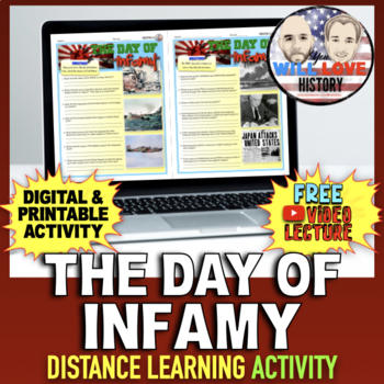 Preview of The Attack on Pearl Harbor | The Day of Infamy | Digital Learning Activity