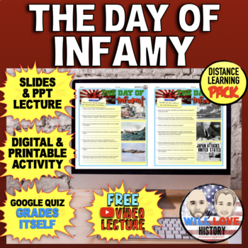 Preview of The Attack on Pearl Harbor | The Day of Infamy | Digital Learning Pack