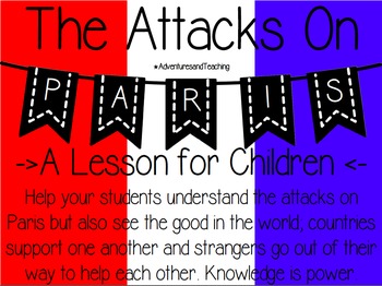 Preview of The Attacks on Paris {A Lesson for Children}