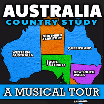 Preview of Australia: Country Study (Musical Edition) ✦ Culture & Geography of Australia