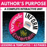 Author's Purpose Unit | PIE | Tools | Tasks | Assessment |