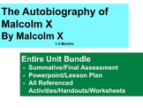 The Autobiography of Malcolm X - Entire Unit - All Plans, 