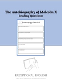 The Autobiography of Malcolm X Reading Questions
