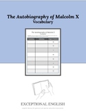 The Autobiography of Malcolm X Vocabulary Notebook