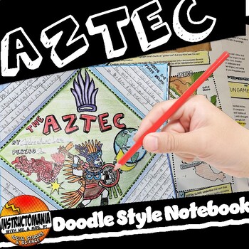 Preview of The Aztec Interactive Notebook -Snapshot Reading Workbook & Folding Activity