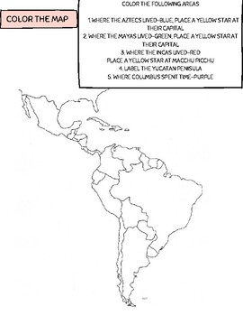 The Aztecs, Incas, Mayas Summary Worksheet by Amanda Dorich | TPT