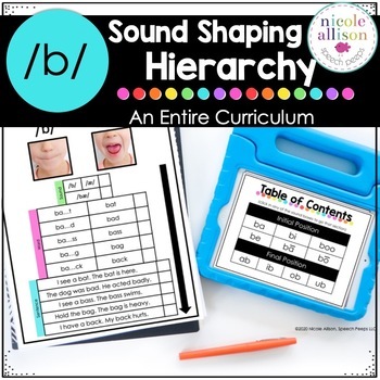 Preview of The B Sound Shaping Hierarchy Curriculum