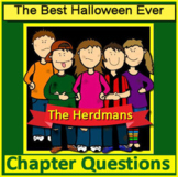 The BEST Halloween Ever Chapter Questions - Print & GOOGLE