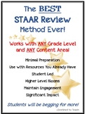 The BEST STAAR Review Method Ever! Works with ANY Grade Le