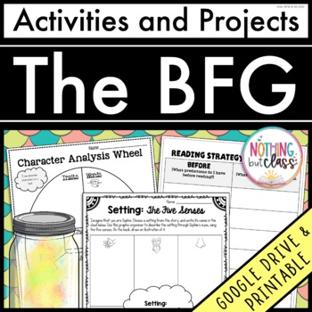Preview of The BFG | Activities and Projects | Worksheets and Digital