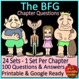 The BFG Chapter Questions (100) - 24 Comprehension Sets fo