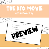 The BFG Movie Comprehension Quiz