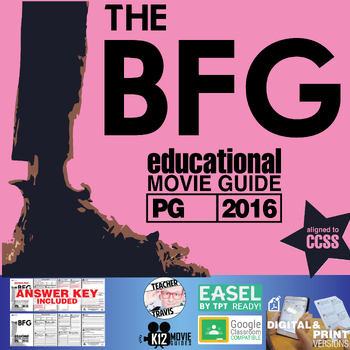 Preview of The BFG Movie Guide | Questions | Worksheet | Google Slides (PG - 2016)