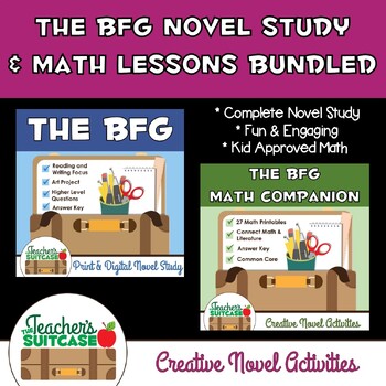 Preview of The BFG Novel Study & Math Companion - Bundled