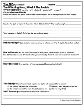 bfg book review template