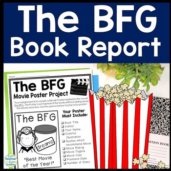 Preview of The BFG Project: Make a Movie Poster! (The BFG Book Report activity)