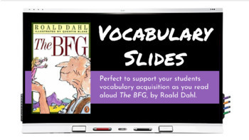 Preview of The BFG Vocabulary