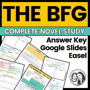 Preview of The BFG by Roald Dahl - Printable + Digital Novel Study