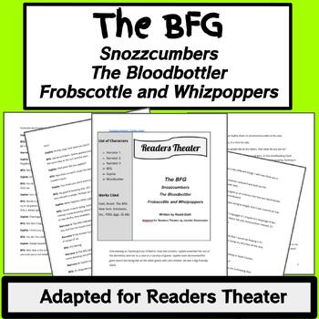 Preview of The BFG by Roald Dahl Readers Theater